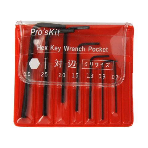 Набір мініатюрних шестигранних ключів Pro'sKit 8PK-022 Прев'ю 1