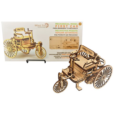 Механический 3D-пазл Wood Trick Первый автомобиль Превью 3