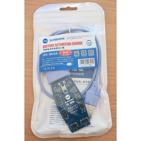 Cable de prueba de alimentación con placa para activar batería Sunshine SS-903A, 2 in 1 Vista previa  4