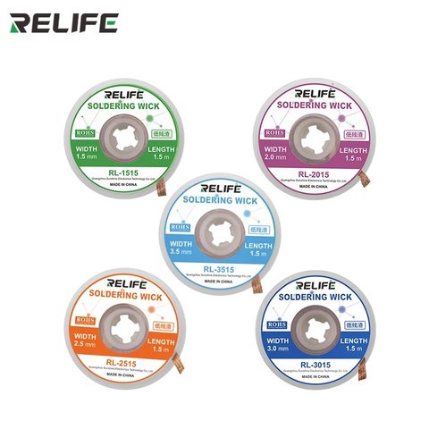 Лента-оплетка RELIFE RL-2515, (Ш) 2,5 мм, (Д) 1,5 м Превью 2