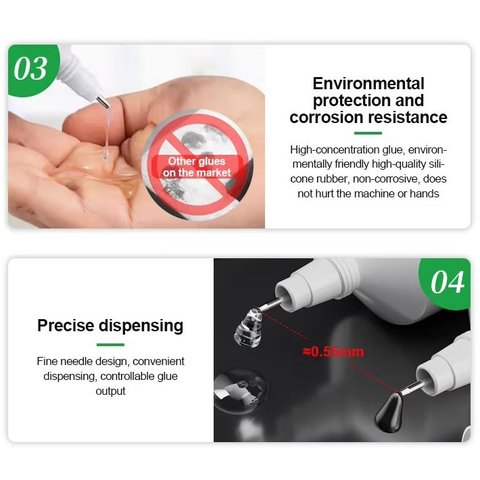 Adhesivos sellador RELIFE B7000, para pegar pantallas táctiles, LCD, 15 ml, transparente Vista previa  5