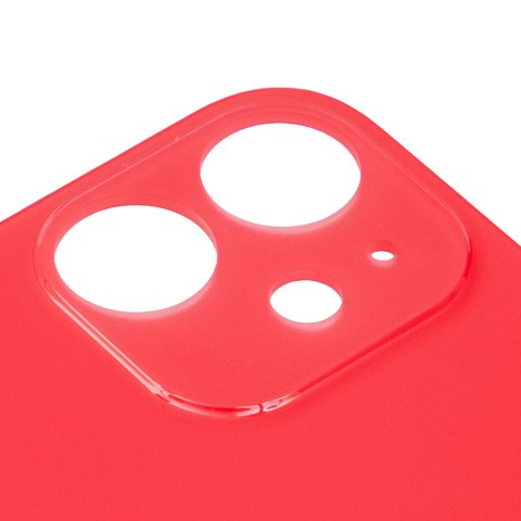 Panel trasero de carcasa puede usarse con iPhone 12 mini, roja, no es necesario desmontar la cámara, Original (PRC), big hole Vista previa  1