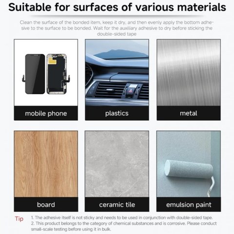 Apresto Amaoe AP-10, para aumentar adhesión de cintas pegantes, 10 ml Vista previa  3