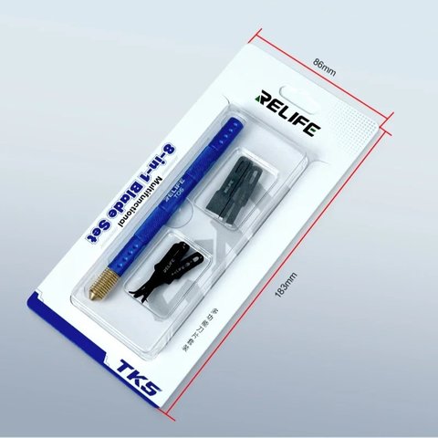 Juego de bisturíes RELIFE TK5, para microcircuitos, 8 in 1 Vista previa  6