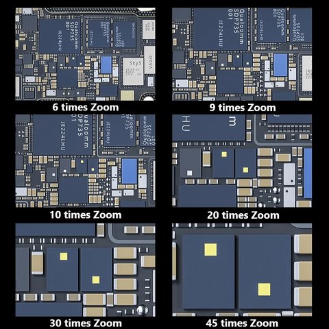 Microscopio Mechanic MOS300-B11, trinocular, 6X-45X Vista previa  4