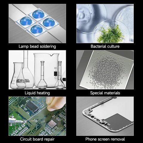 Plataforma de precalentamiento Mechanic HT-18, para reparar placas base, 60-120°С, 450W Vista previa  5