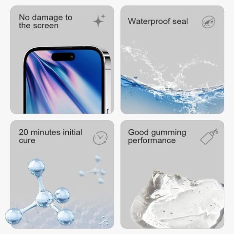 Клей Mechanic SP9, белый, для приклеивания задних крышек, для дисплейных рамок, 30 мл Превью 5