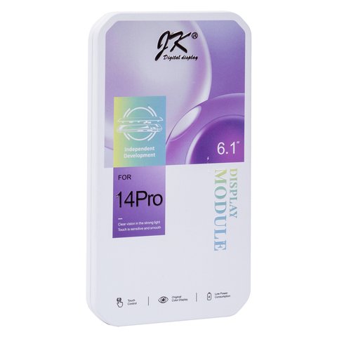 Дисплей для iPhone 14 Pro, чорний, з рамкою, Copy, (TFT) Прев'ю 1