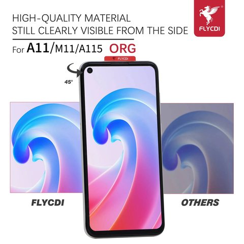 Дисплей для Samsung A115 Galaxy A11, M115 Galaxy M11, черный, без рамки, FLYCDI Превью 3