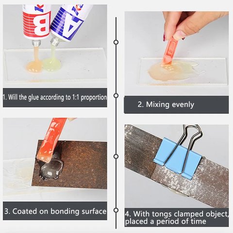 Клей Kafuter K-8818, двухкомпонентный, акриловый, 70 г Превью 3