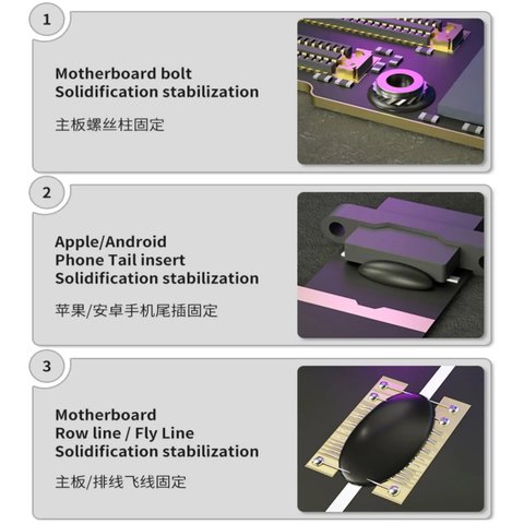 Паяльна маска Mechanic SU3, синя, 10 мл, ультрафіолетова Прев'ю 5