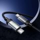 USB кабель Hoco X117, 2xUSB тип-C, 100 см, 60 Вт, чорний, з індикатором, в нейлоновому обплетенні, #6942007652582 Прев'ю 2