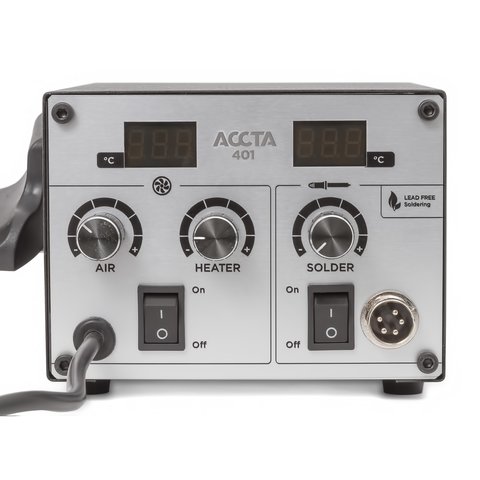 Термоповітряна паяльна станція Accta 301L Прев'ю 2