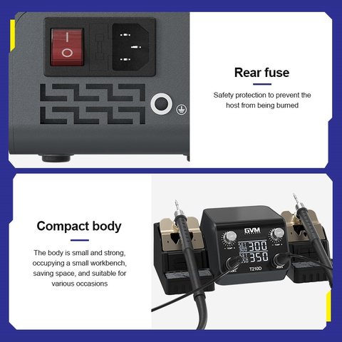 Паяльна станція GVM T210D, цифрова, 60 Вт Прев'ю 8